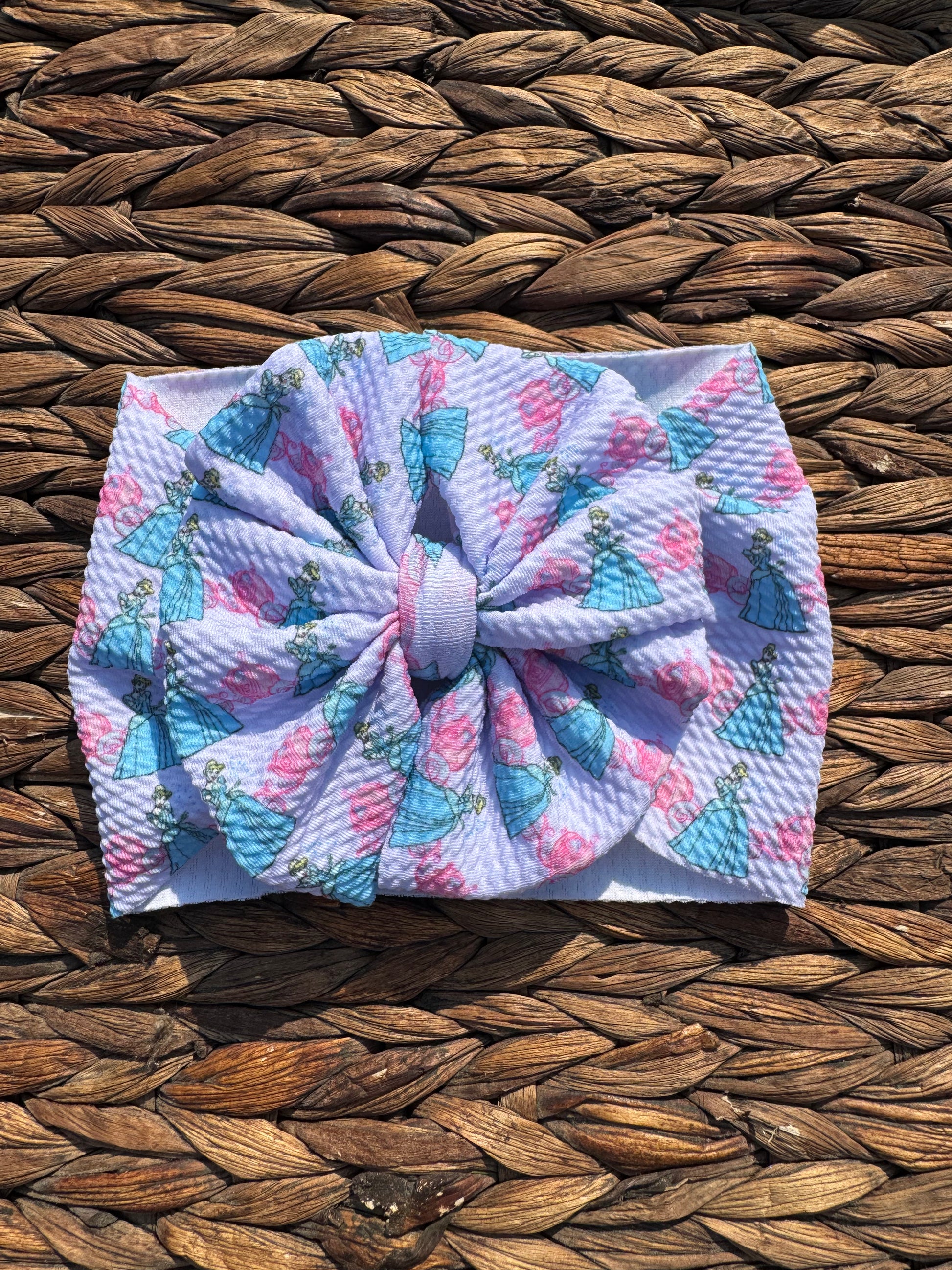 Blue Dress Princess Headwrap