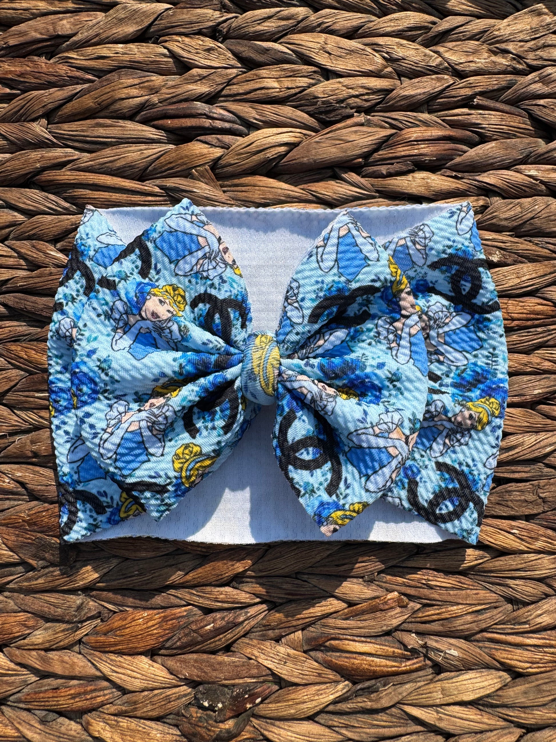 Blue Dress Princess Headwrap