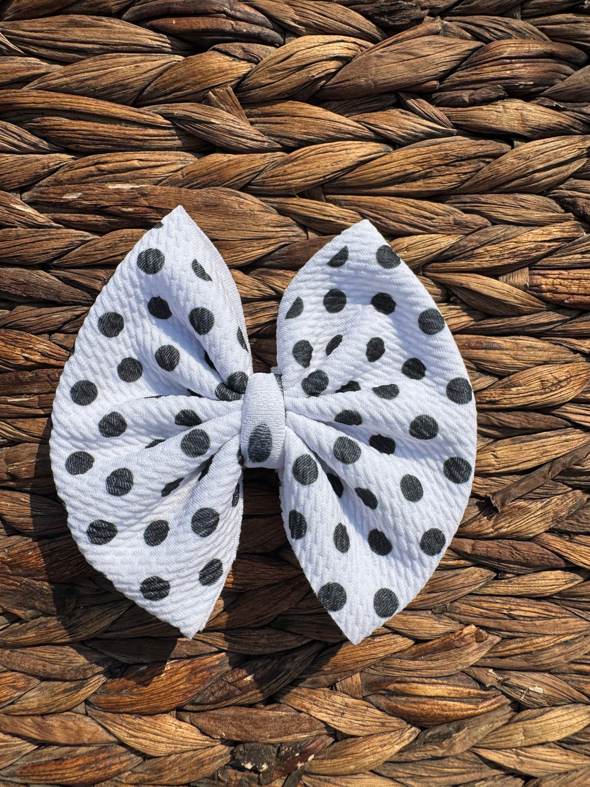 Black Polka Dots