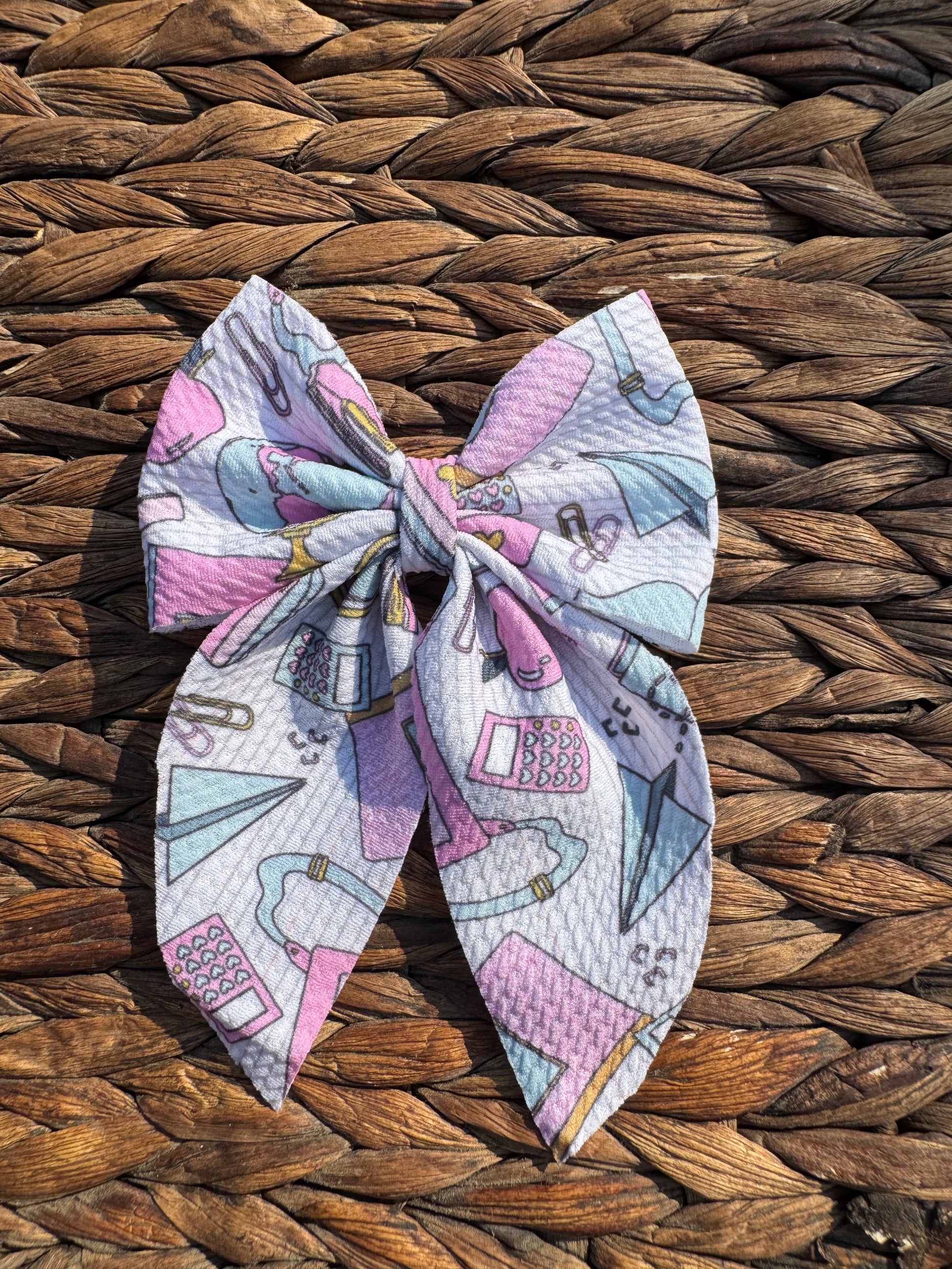 Pastel School Supplies