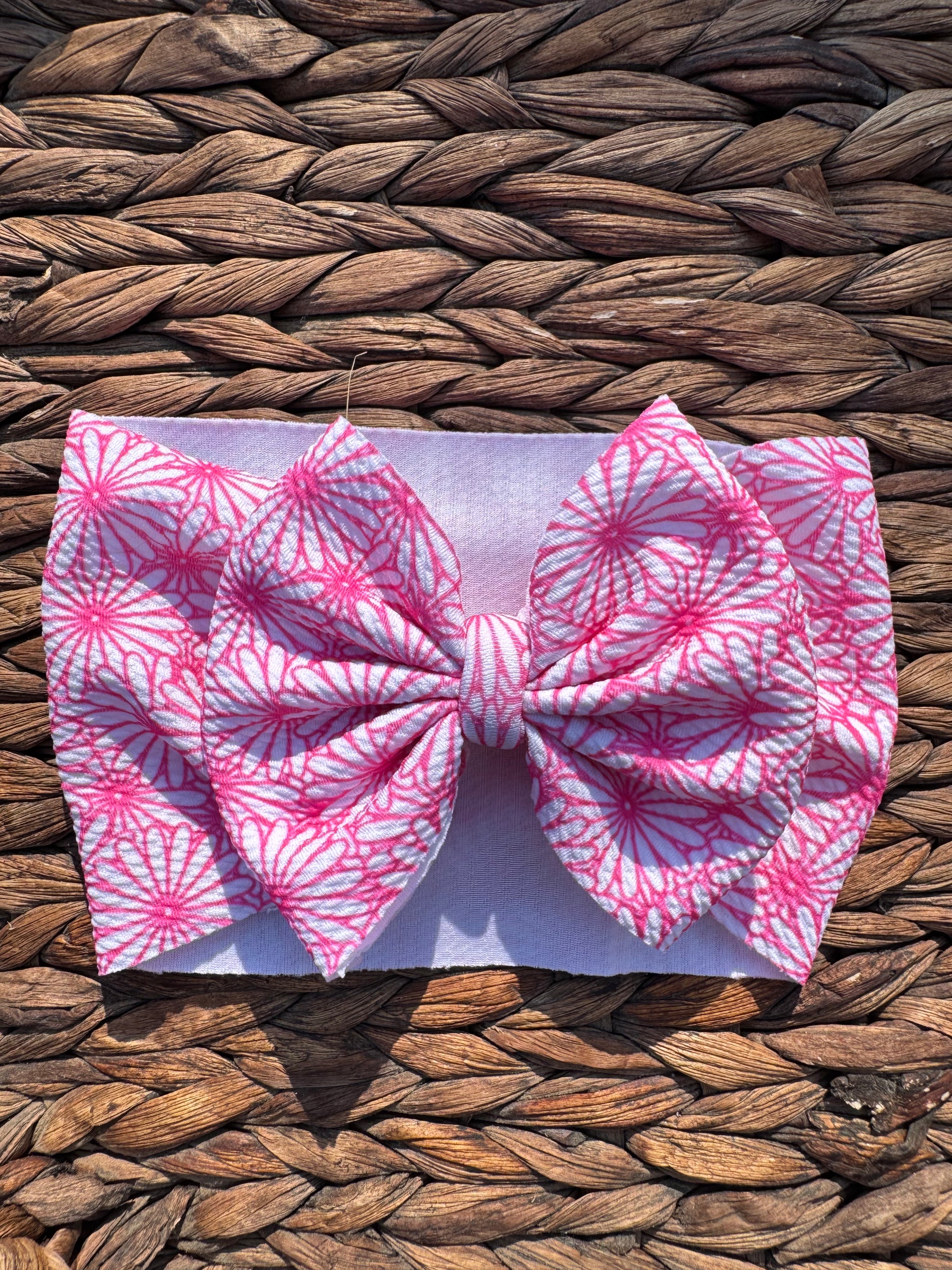 Pink Flowers Fabric