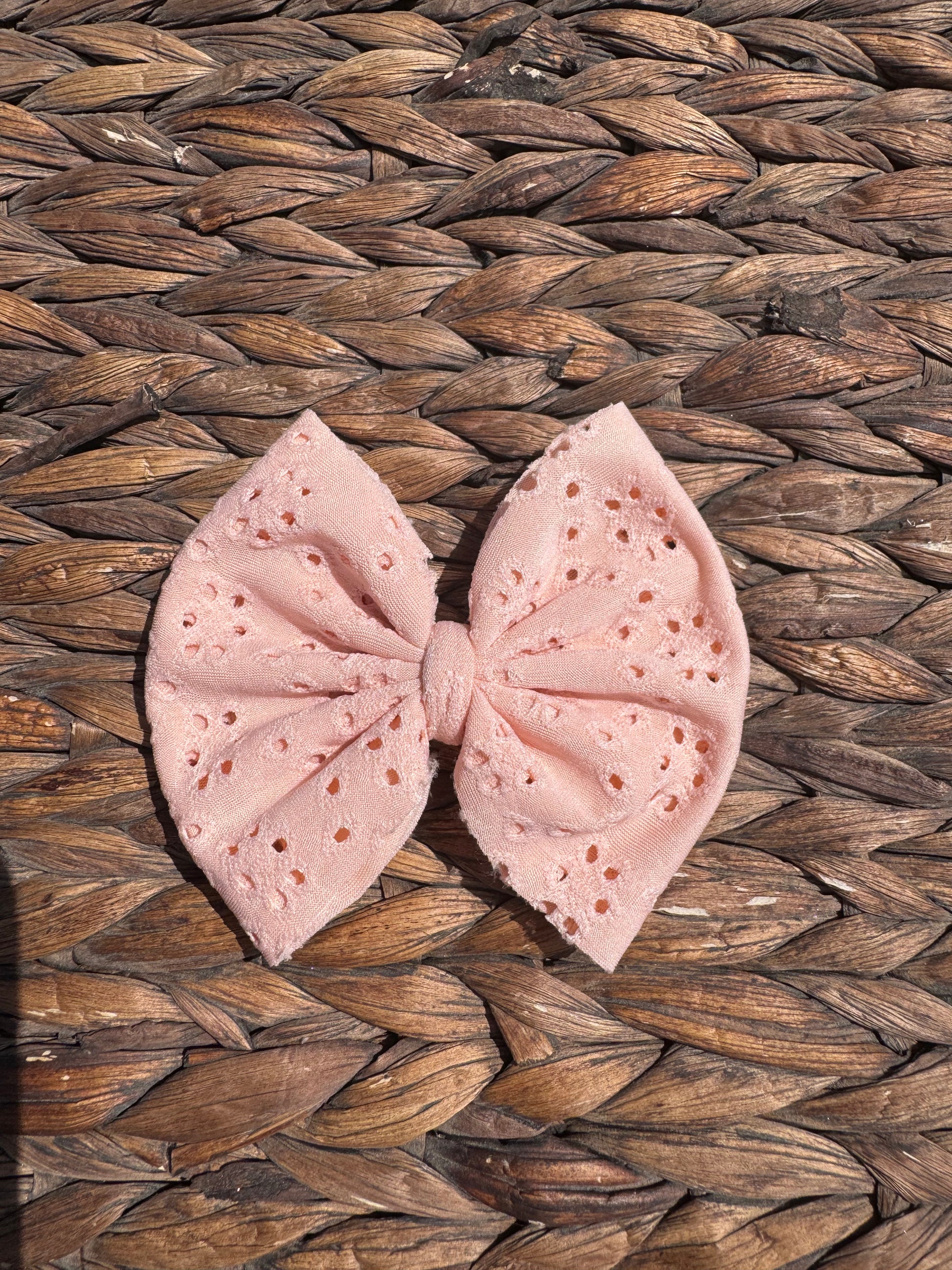 Nude Eyelet Fabric