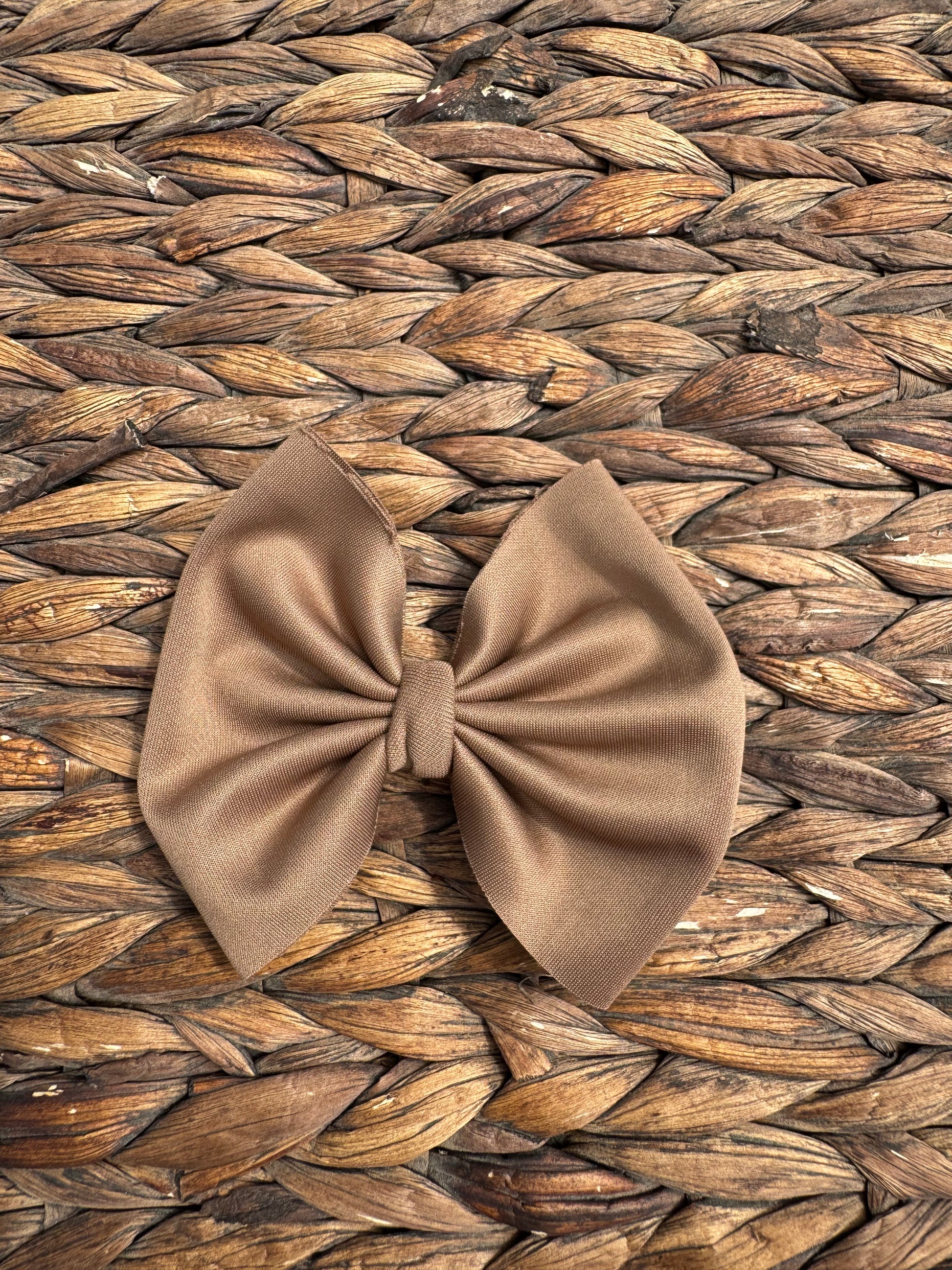Brown Thin Scuba Fabric