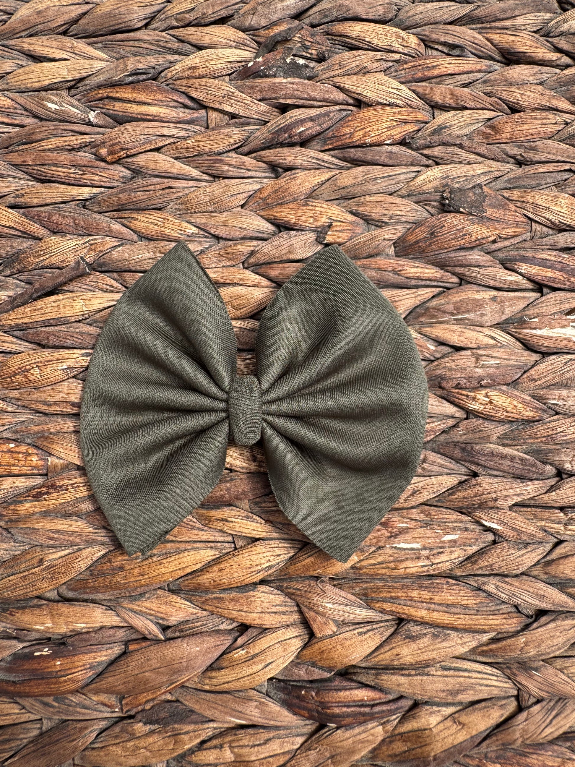 Olive Thin Scuba Fabric
