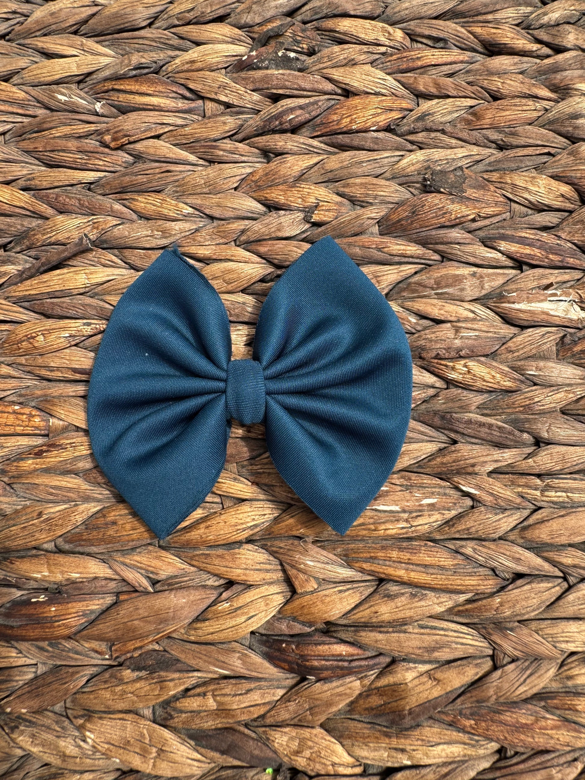Deep Teal Thin Scuba Fabric